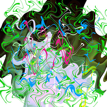 Ein abstraktes Werk von Andreas H. Boock. Der Künstlername ist elbkasper. Es hat das Format 100 x 100 cm und ist ein schönes Wandbild/Wanddeko.