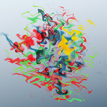 Ein abstraktes Werk von Andreas H. Boock. Der Künstlername ist elbkasper. Es hat das Format 100 x 100 cm und ist ein schönes Wandbild/Wanddeko.