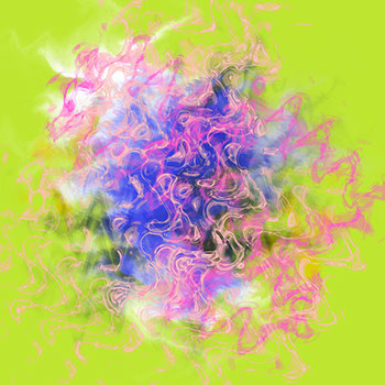 Ein abstraktes Werk von Andreas H. Boock. Der Künstlername ist elbkasper. Es hat das Format 100 x 100 cm und ist ein schönes Wandbild/Wanddeko.