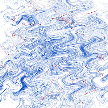 Ein abstraktes Werk von Andreas H. Boock. Der Künstlername ist elbkasper. Es hat das Format 100 x 100 cm und ist ein schönes Wandbild/Wanddeko.