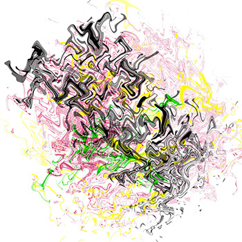 Ein abstraktes Werk von Andreas H. Boock. Der Künstlername ist elbkasper. Es hat das Format 100 x 100 cm und ist ein schönes Wandbild/Wanddeko.