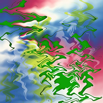 Ein abstraktes Werk von Andreas H. Boock. Der Künstlername ist elbkasper. Es hat das Format 100 x 100 cm und ist ein schönes Wandbild/Wanddeko.