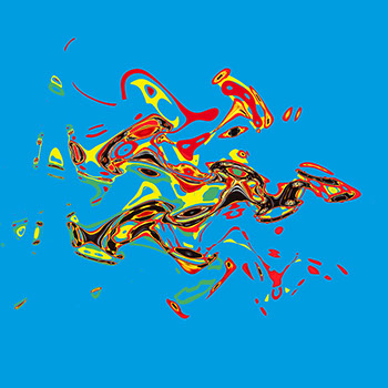 Ein abstraktes Werk von Andreas H. Boock. Der Künstlername ist elbkasper. Es hat das Format 50 x 50 cm und ist ein schönes Wandbild/Wanddeko.