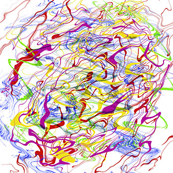 Ein abstraktes Werk von Andreas H. Boock. Der Künstlername ist elbkasper. Es hat das Format 50 x 50 cm und ist ein schönes Wandbild/Wanddeko.