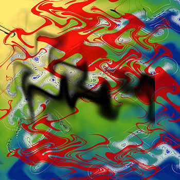 Ein abstraktes Werk von Andreas H. Boock. Der Künstlername ist elbkasper. Es hat das Format 50 x 50 cm und ist ein schönes Wandbild/Wanddeko.