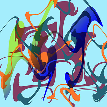 Ein abstraktes Werk von Andreas H. Boock. Der Künstlername ist elbkasper. Es hat das Format 50 x 50 cm und ist ein schönes Wandbild/Wanddeko.