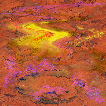 Ein abstraktes Werk von Andreas H. Boock. Der Künstlername ist elbkasper. Es hat das Format 75 x 75 cm und ist ein schönes Wandbild/Wanddeko.