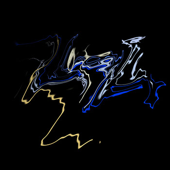 Ein abstraktes Werk von Andreas H. Boock. Der Künstlername ist elbkasper. Es hat das Format 75 x 75 cm und ist ein schönes Wandbild/Wanddeko.