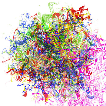 Ein abstraktes Werk von Andreas H. Boock. Der Künstlername ist elbkasper. Es hat das Format 75 x 75 cm und ist ein schönes Wandbild/Wanddeko.