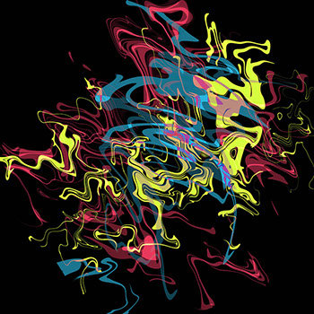 Ein abstraktes Werk von Andreas H. Boock. Der Künstlername ist elbkasper. Es hat das Format 75 x 75 cm und ist ein schönes Wandbild/Wanddeko.