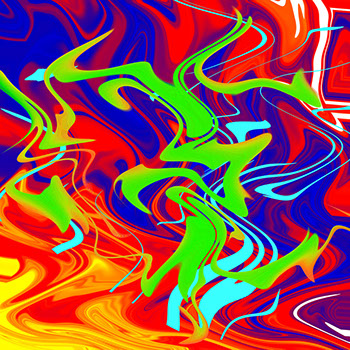 Ein abstraktes Werk von Andreas H. Boock. Der Künstlername ist elbkasper. Es hat das Format 75 x 75 cm und ist ein schönes Wandbild/Wanddeko.